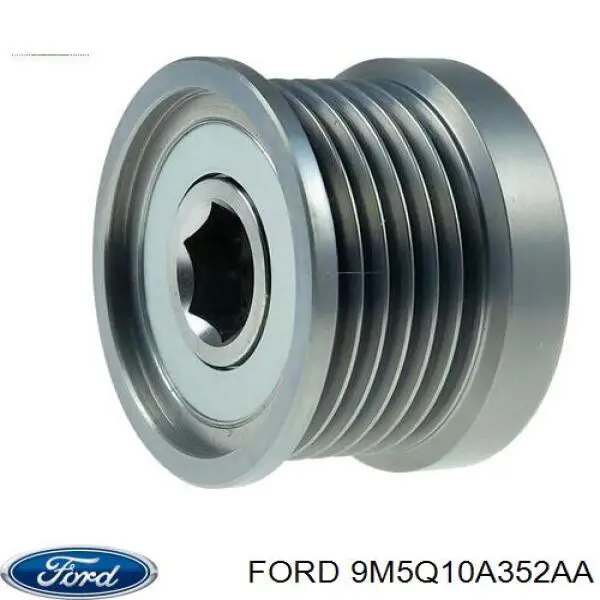 9M5Q10A352AA Ford Rueda libre alternador 