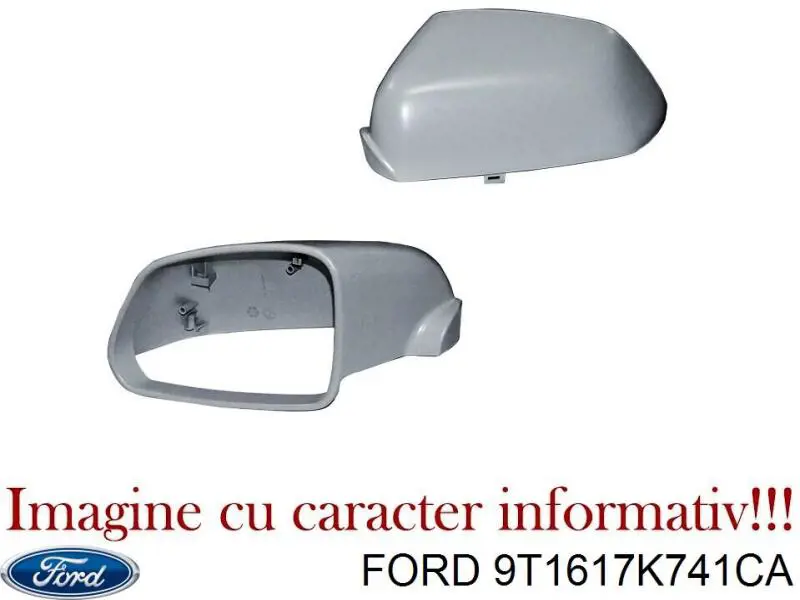 9T1617K741CA Ford cristal de espejo retrovisor exterior izquierdo