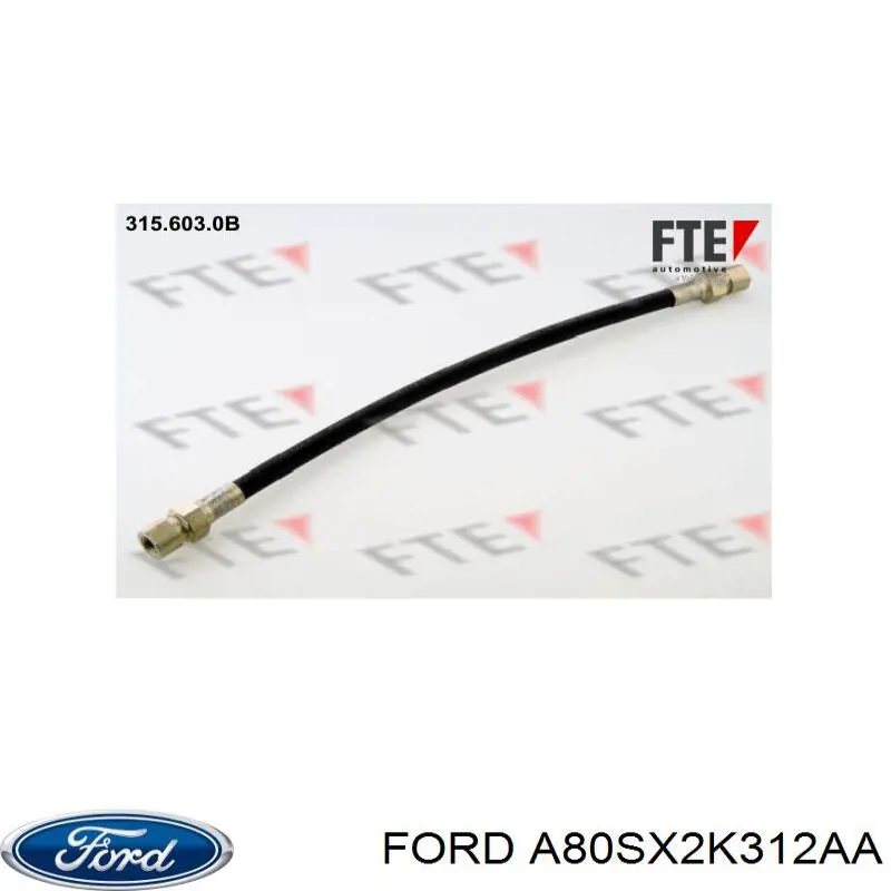 Comprar A80SX2K312AA Ford Latiguillo de freno trasero