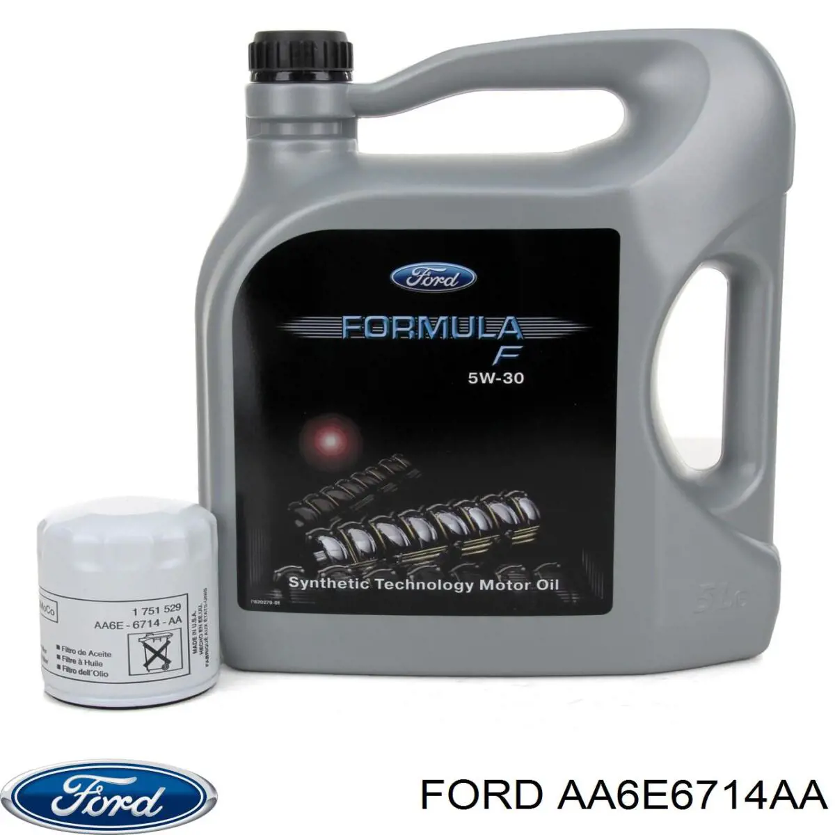 Filtro de aceite AA6E6714AA Ford