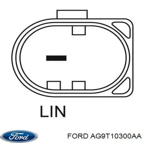 AG9T10300AA Ford Alternador de coche