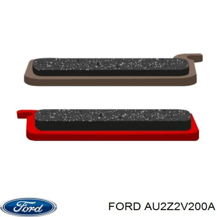 Comprar 8L3Z2V200B Ford Pastillas de freno traseras