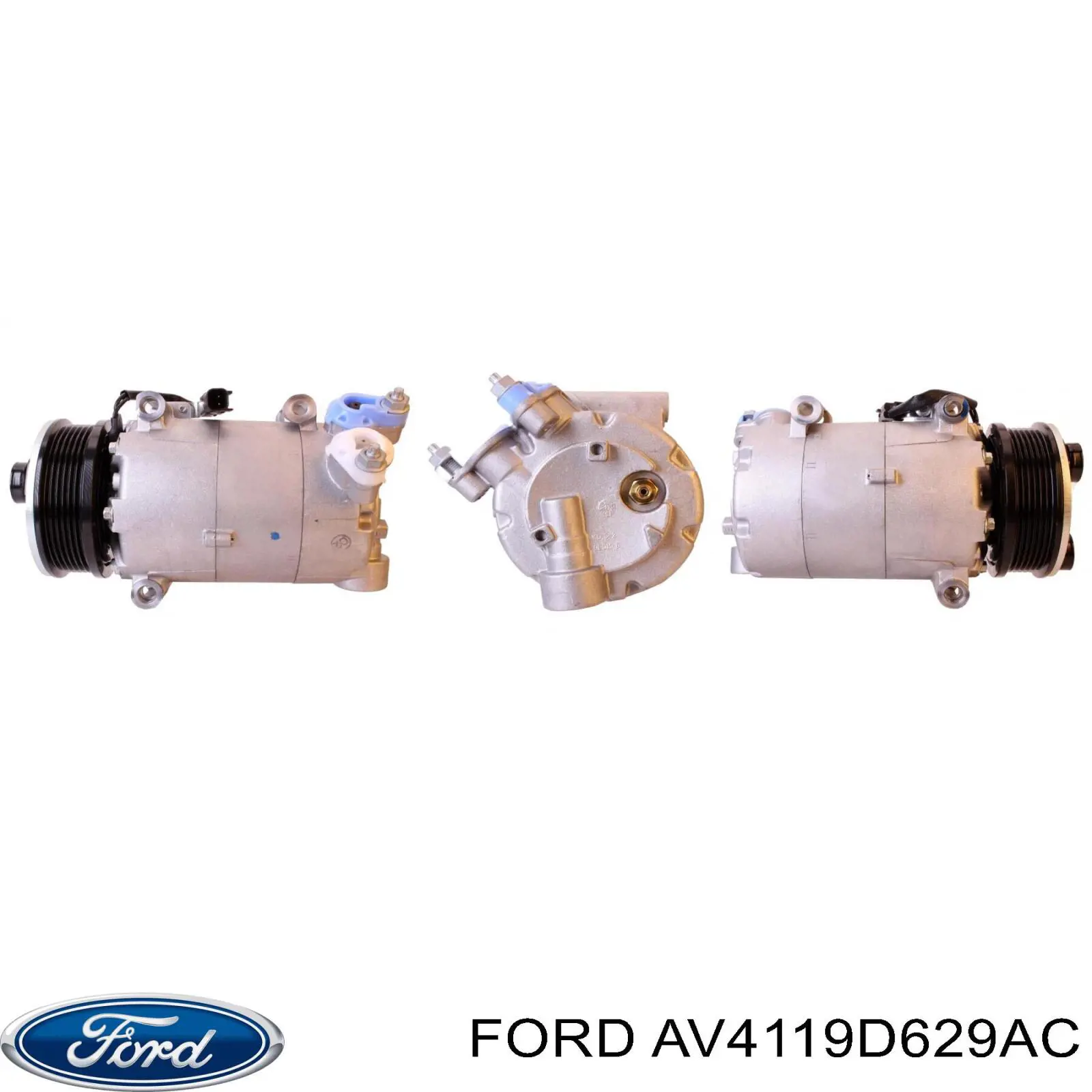 AV4119D629AC Ford Compresor climatizador