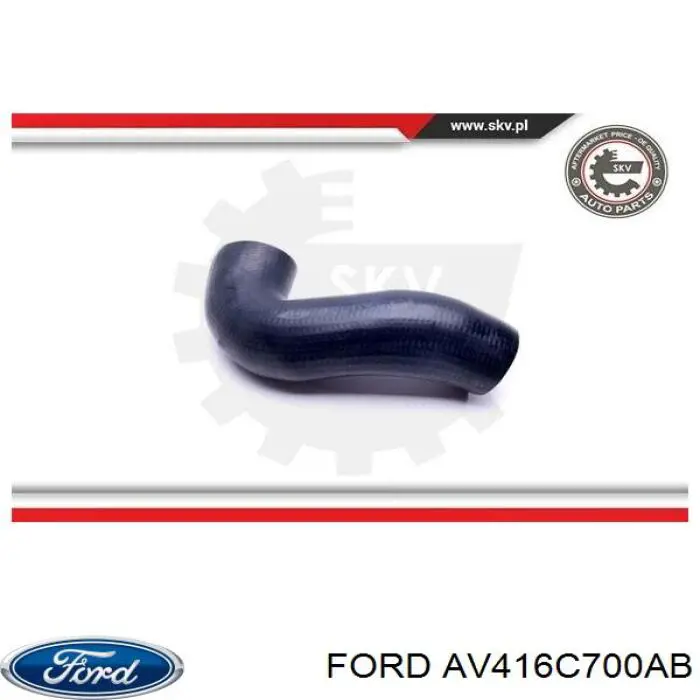 AV41-6C700-AB Ford tubo flexible de aire de sobrealimentación superior