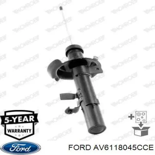 Amortiguador delantero derecho AV6118045CCE Ford