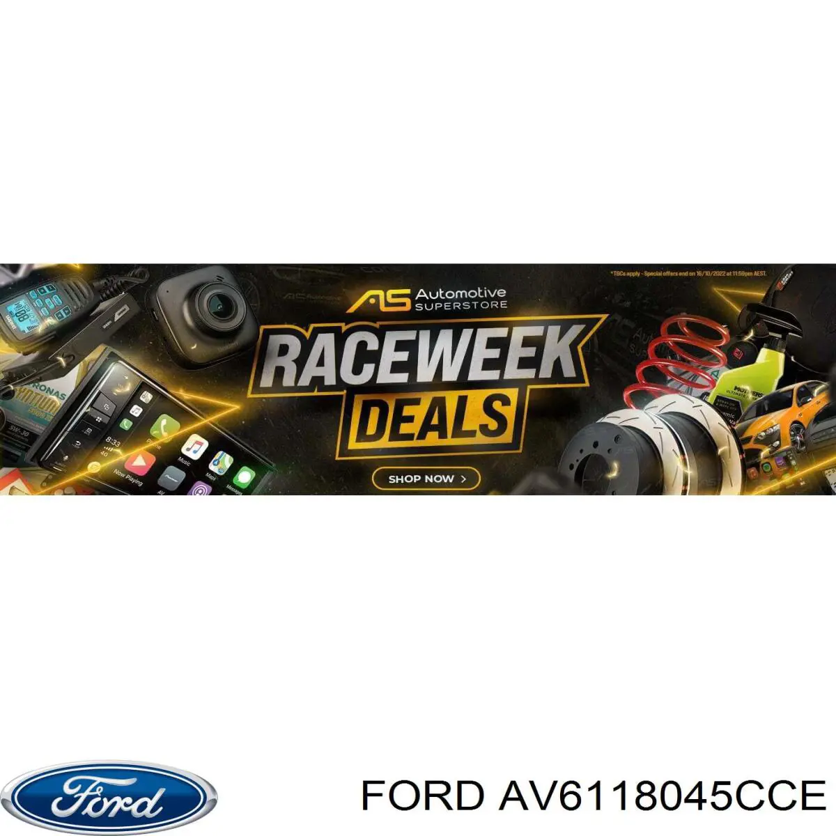 AV6118045CCE Ford Amortiguador eje delantero derecha