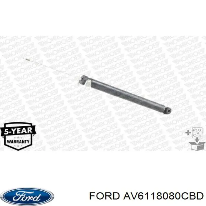 Amortiguador trasero Volvo V40 525, 526