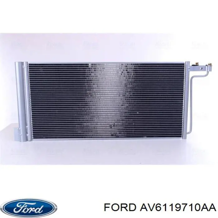 AV6119710AA Ford condensador aire acondicionado