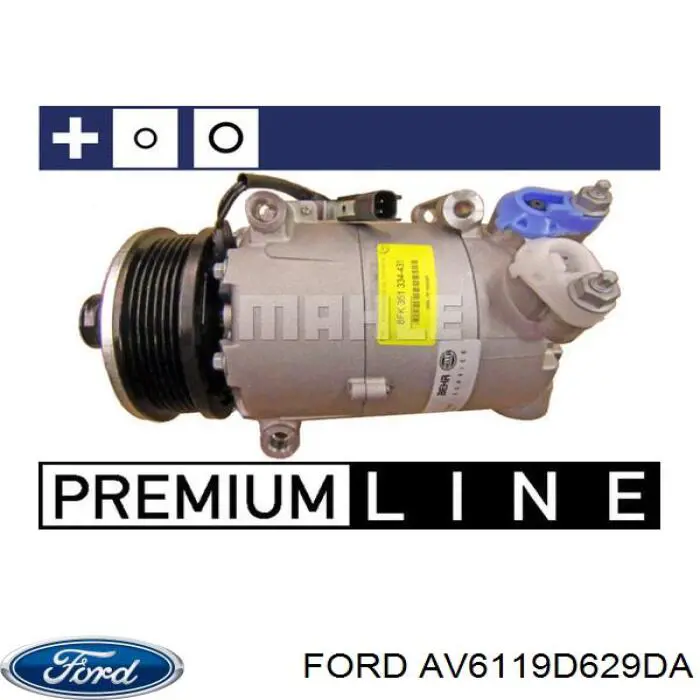 AV6119D629DA Ford compresor de aire acondicionado