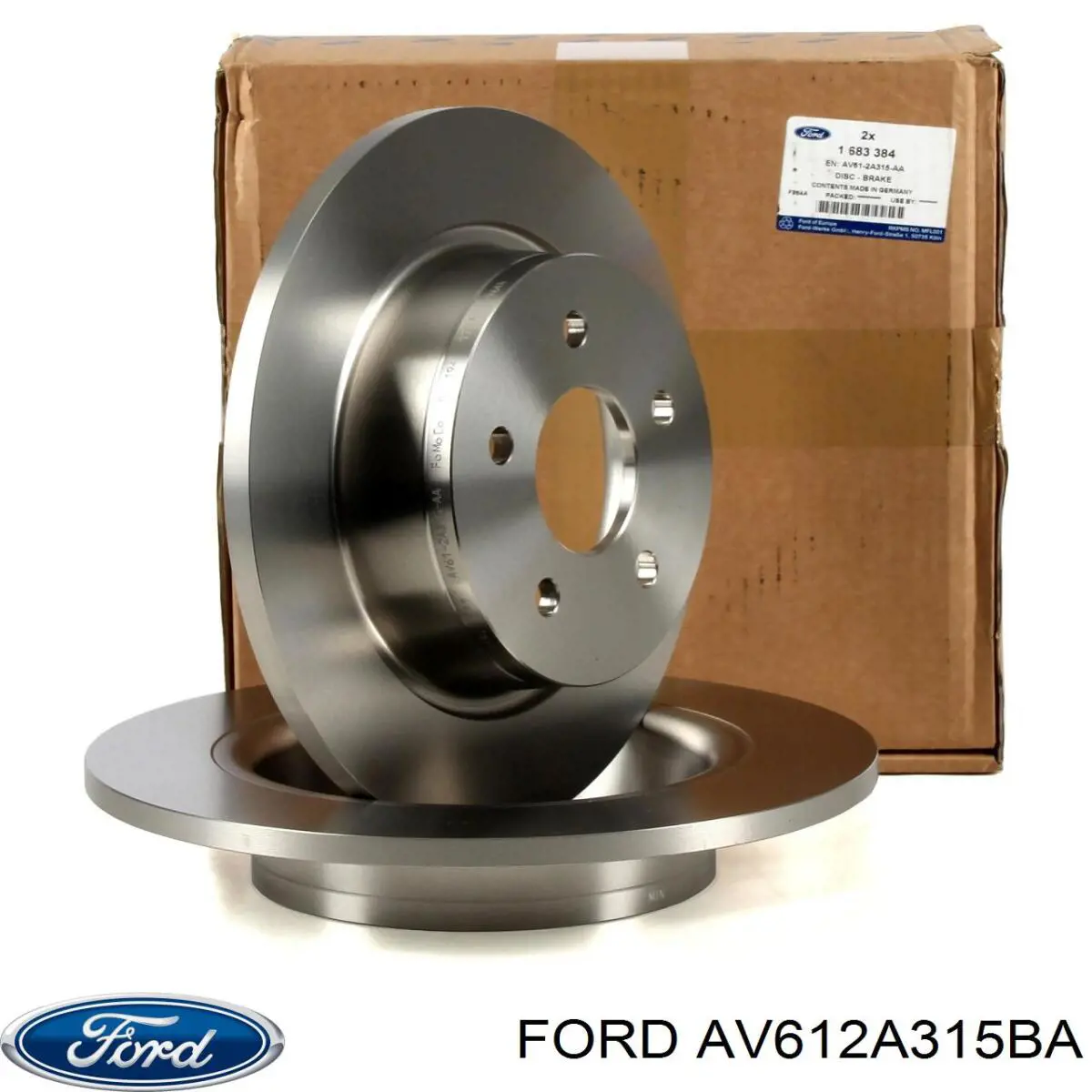 Comprar AV612A315BA Ford Disco de freno trasero