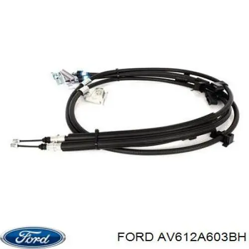 Comprar AV612A603BH Ford Cable de freno de mano trasero derecho/izquierdo