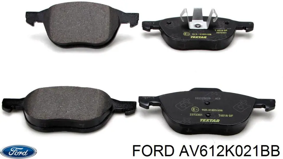 Comprar AV612K021BB Ford Pastillas delanteras de freno