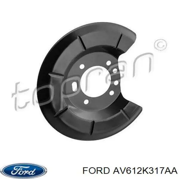 Comprar AV612K317AA Ford Protector de disco de freno trasero