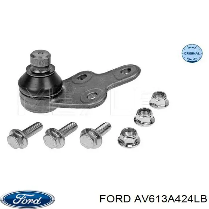 AV613A424LB Ford barra oscilante, suspensión de ruedas delantera, inferior izquierda