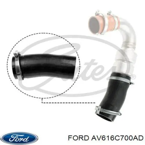 Tubo de salida de aire del turbocompresor Ford 1683670 precio, desde 21,36 EUR