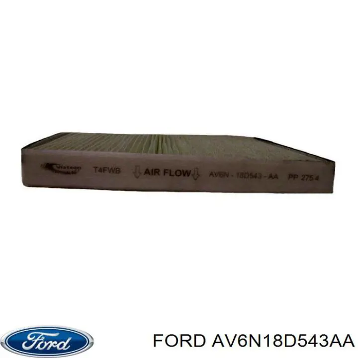 AV6N18D543AA Ford filtro habitáculo