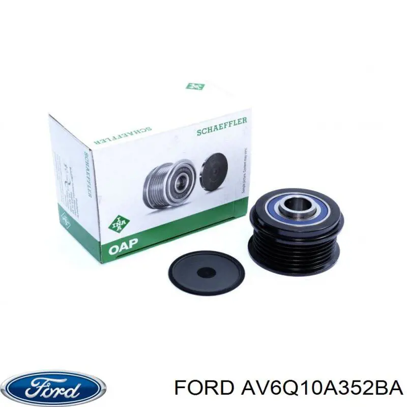 AV6Q10A352BA Ford poleas juego de piezas