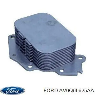 AV6Q6L625AA Ford radiador de aceite, bajo de filtro