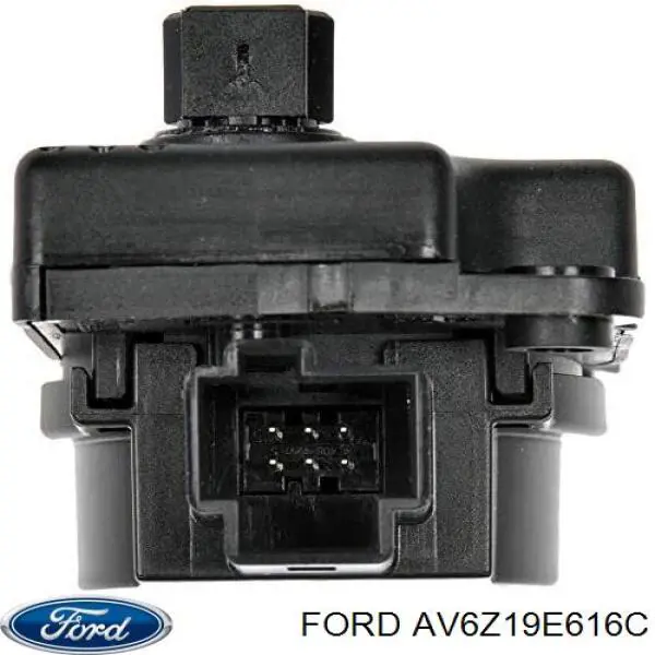 AV6Z19E616C Ford elemento de reglaje valvula mezcladora actuador de compuerta