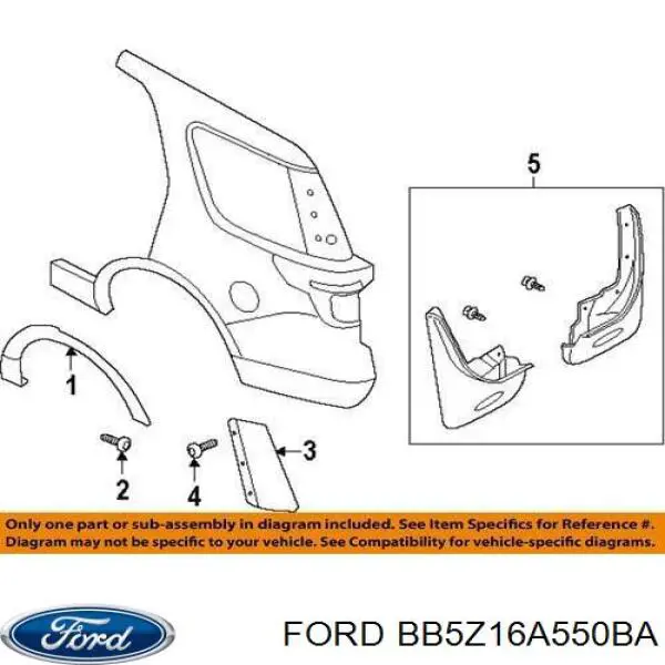  Faldillas guardabarros traseros Ford Explorer 