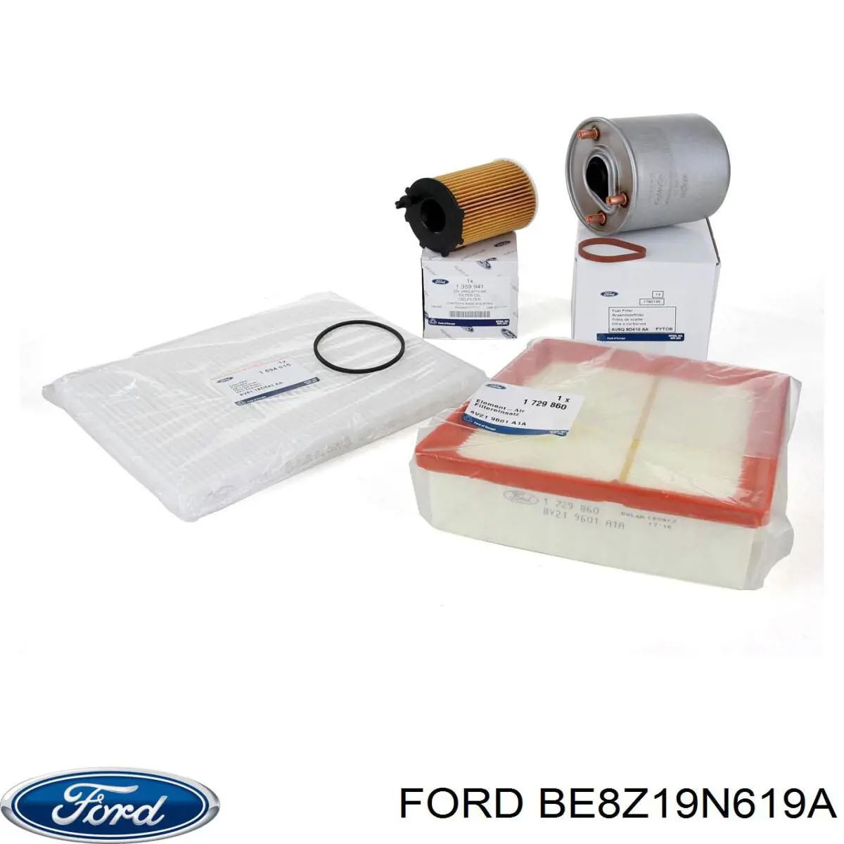 Filtro de habitáculo BE8Z19N619A Ford