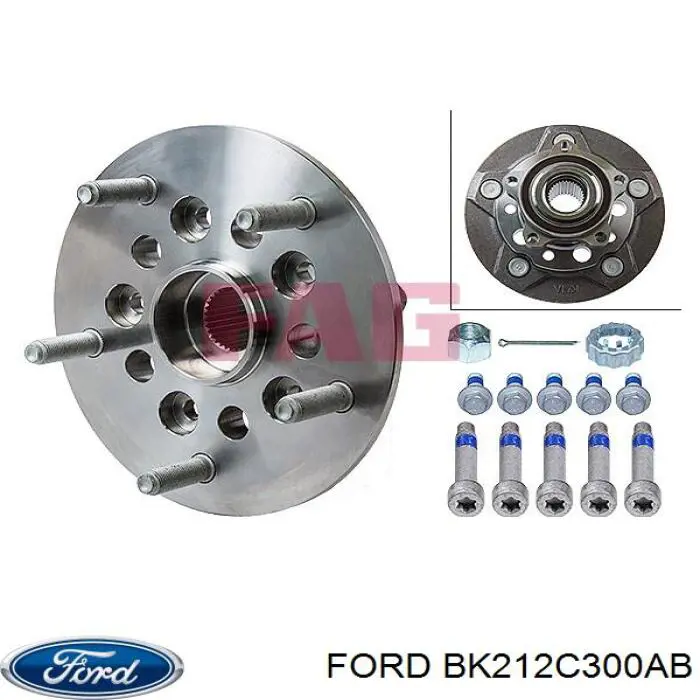 Comprar BK212C300AB Ford Bujes de ruedas