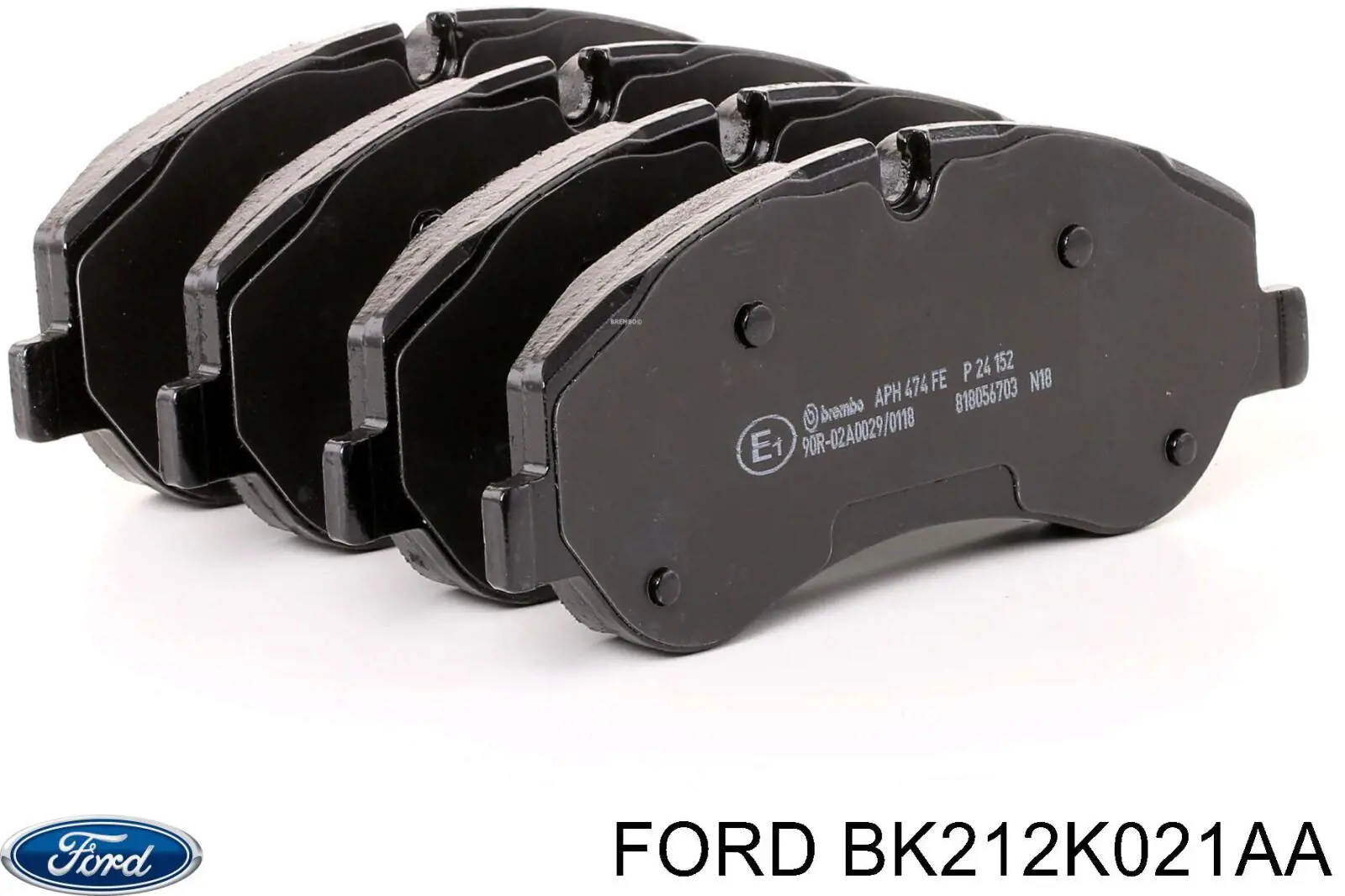 Comprar BK212K021AA Ford Pastillas delanteras de freno