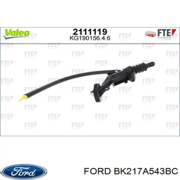 Comprar 1817596 Ford Cilindro maestro de embrague