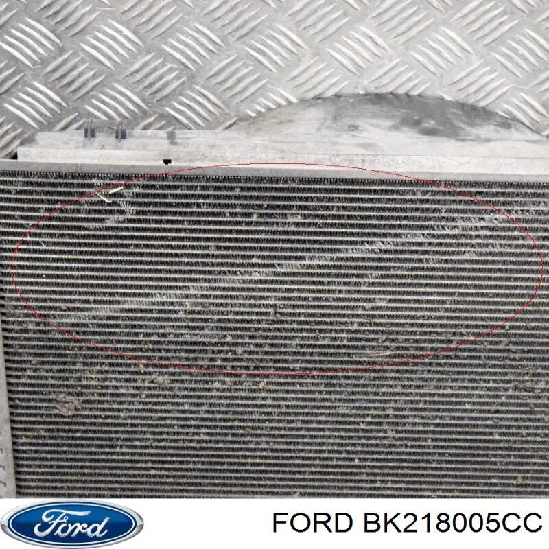 BK218005CC Ford radiador refrigeración del motor