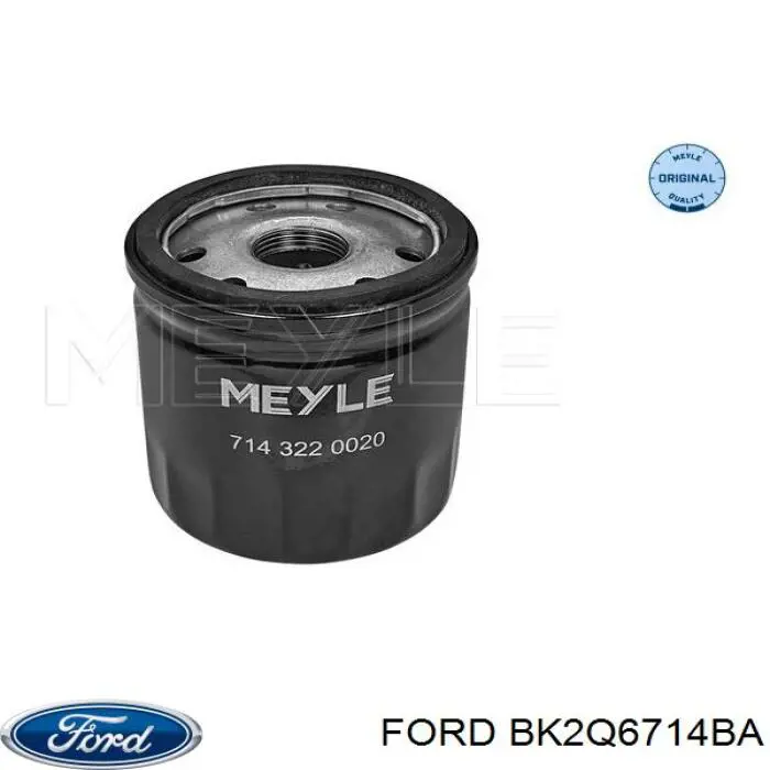 BK2Q6714BA Ford filtro de aceite