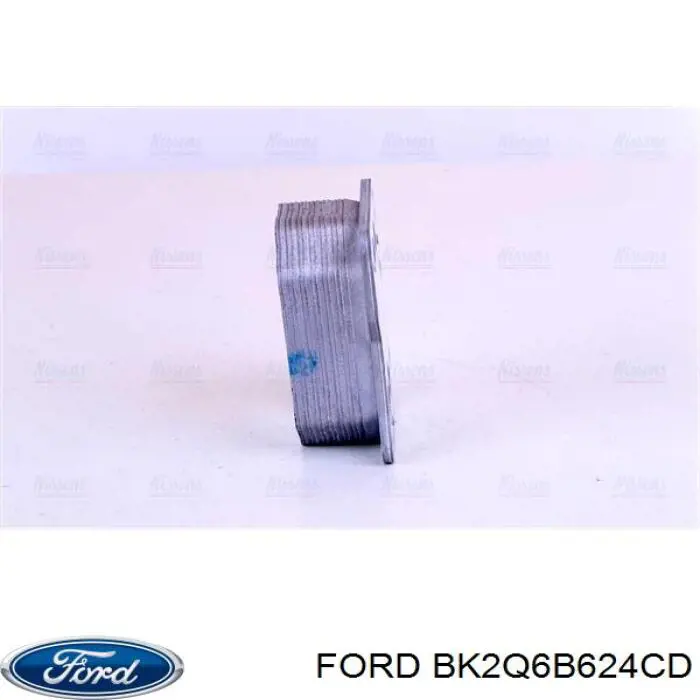 BK2Q 6B624 CD Ford radiador de aceite, bajo de filtro