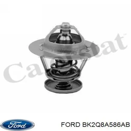 BK2Q8A586AB Ford caja del termostato