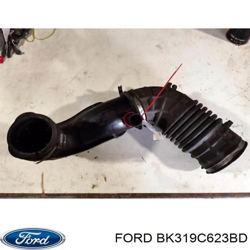 BK31-9C623-BD Ford tubo flexible de aspiración, entrada del filtro de aire