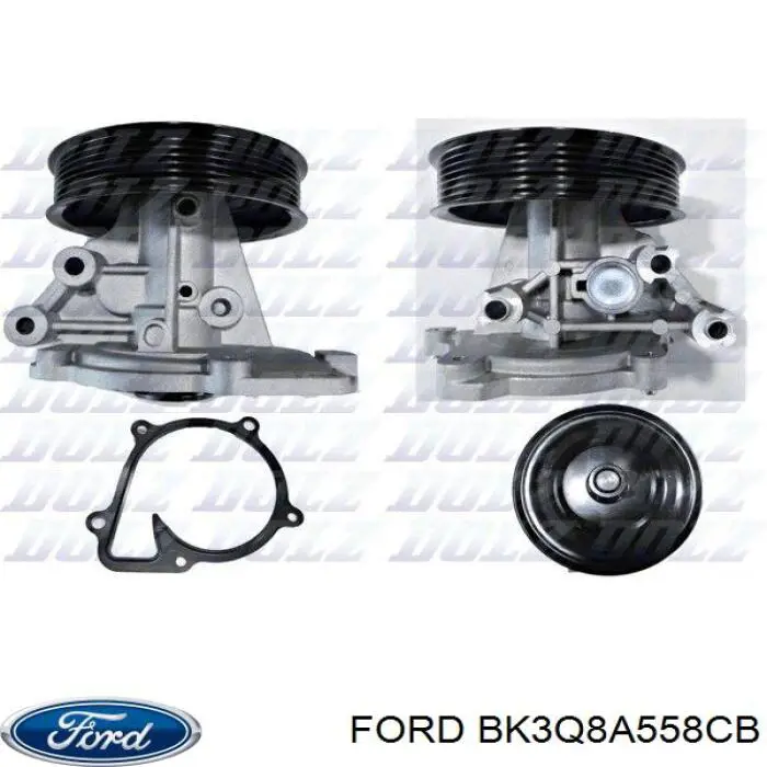 Comprar BK3Q8A558CB Ford Bomba de agua para motor
