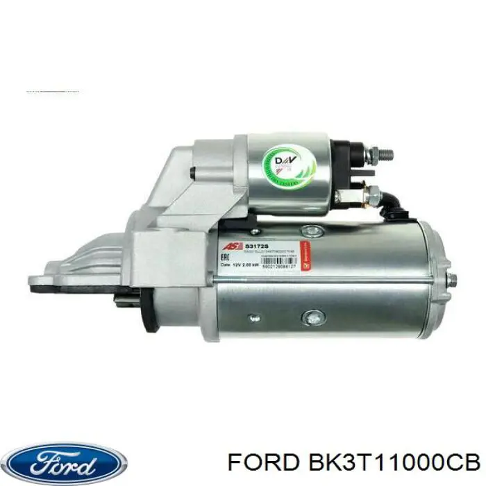 BK3T11000CB Ford motor de arranque