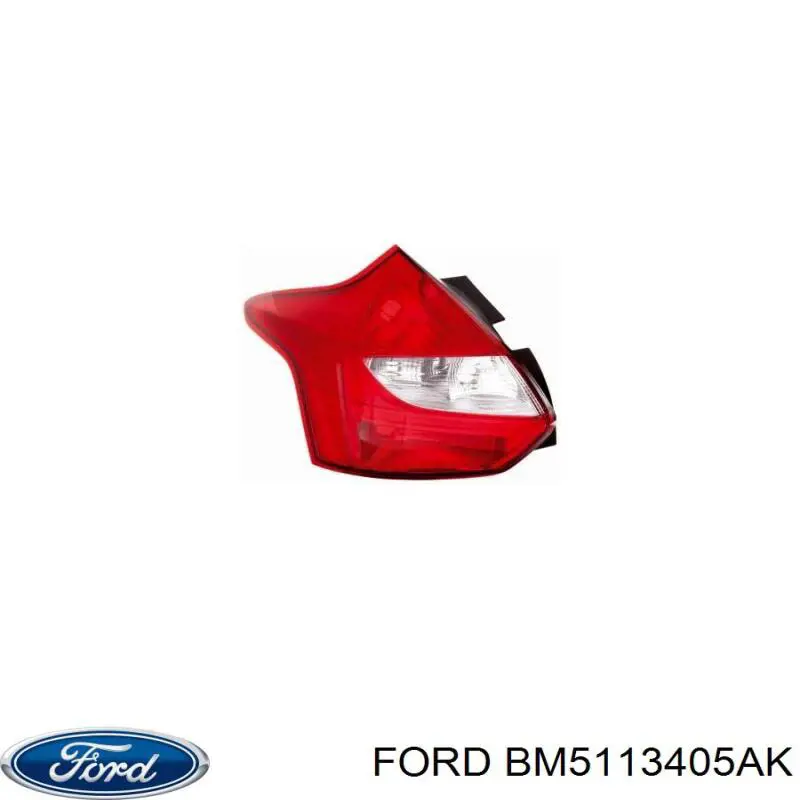 BM5113405AK Ford Piloto trasero izquierdo
