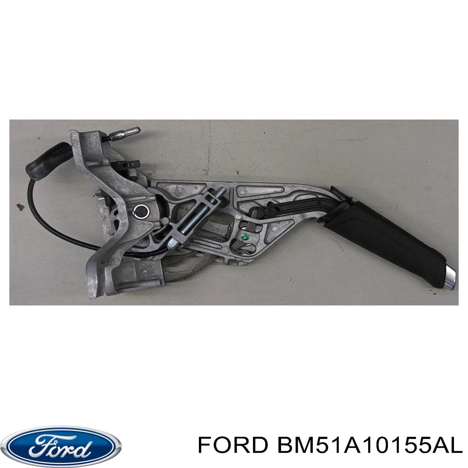 BM51A10155AL Ford moldura de umbral exterior izquierda