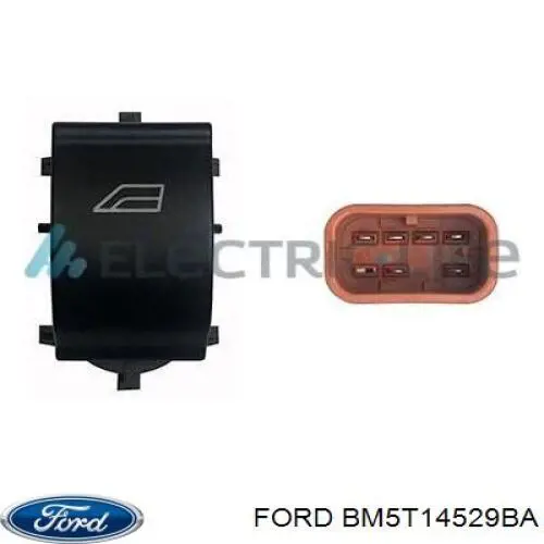 Comprar BM5T14529BA Ford Botón de elevalunas delantero derecho
