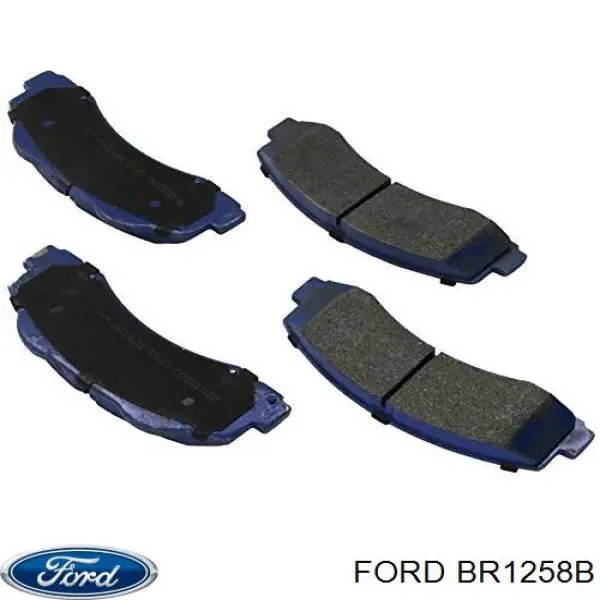 Comprar BR1258B Ford Pastillas delanteras de freno