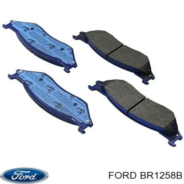 Pastillas freno delanteras Ford BR1258B precio, desde 24,53 EUR