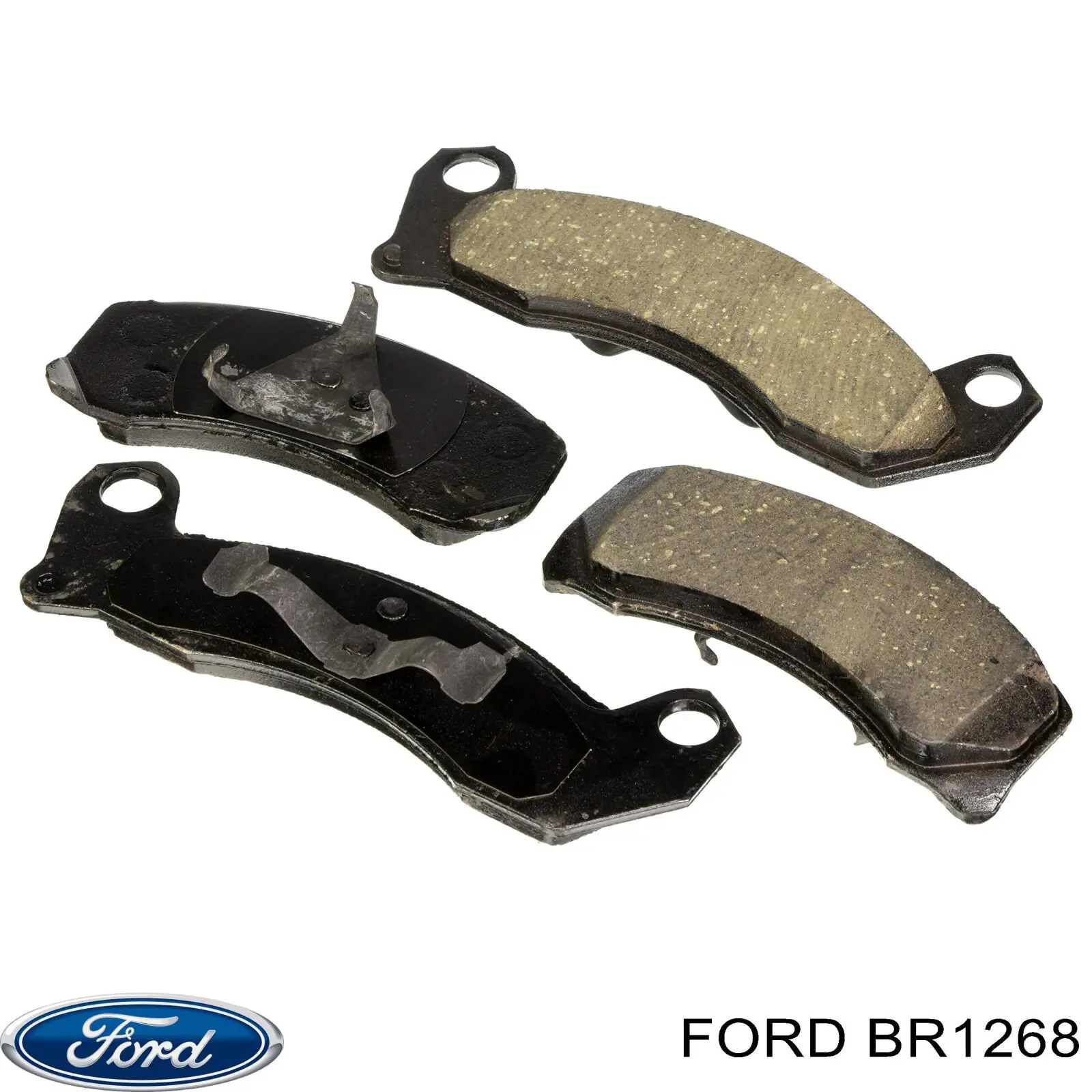 BR1268 Ford pastillas de freno delanteras