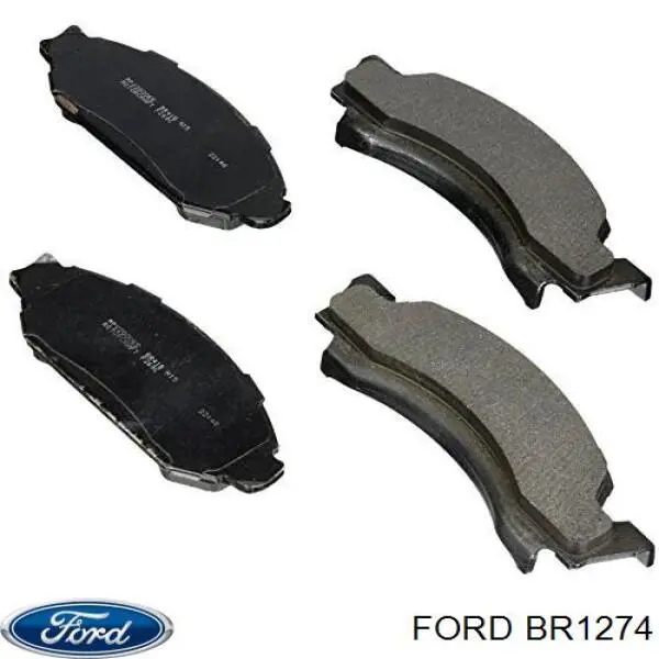 BR1274 Ford pastillas de freno delanteras