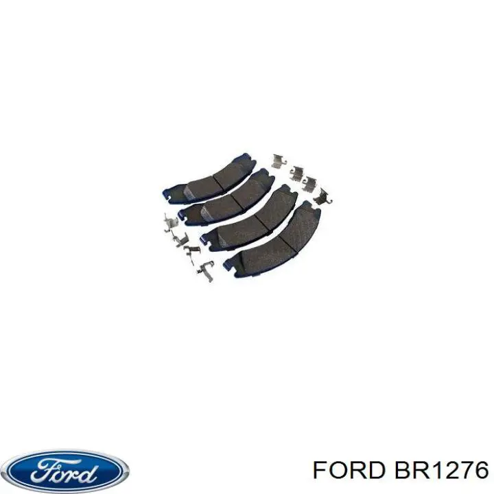 BR1276 Ford pastillas de freno traseras