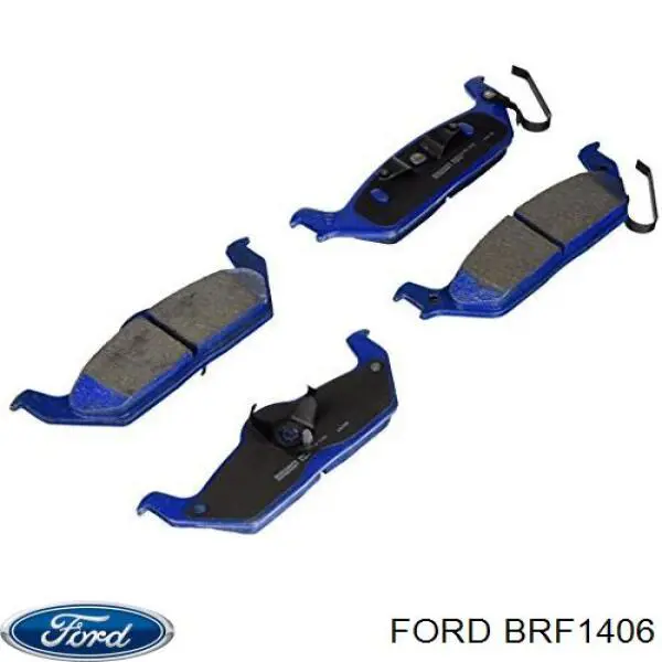 BRF1406 Ford pastillas de freno delanteras