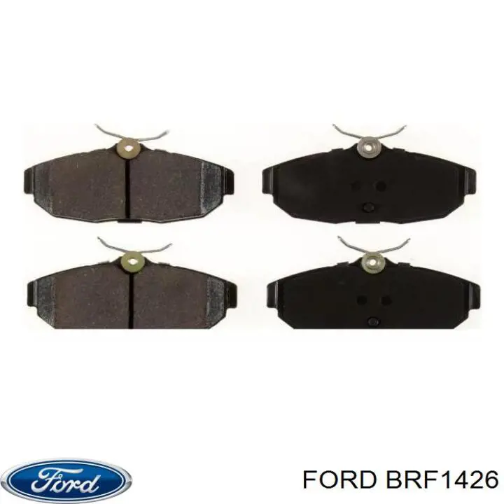 5U2Z2V200E Ford Pastillas freno traseras