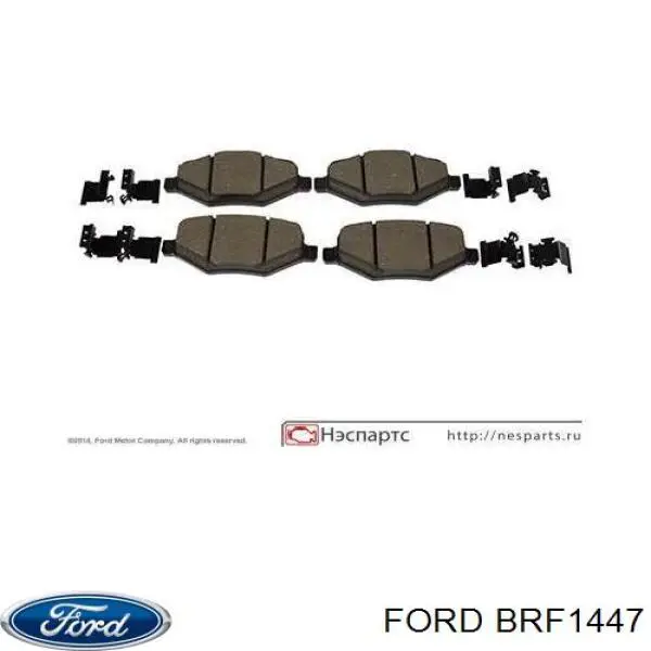 BRF1447 Ford pastillas de freno traseras