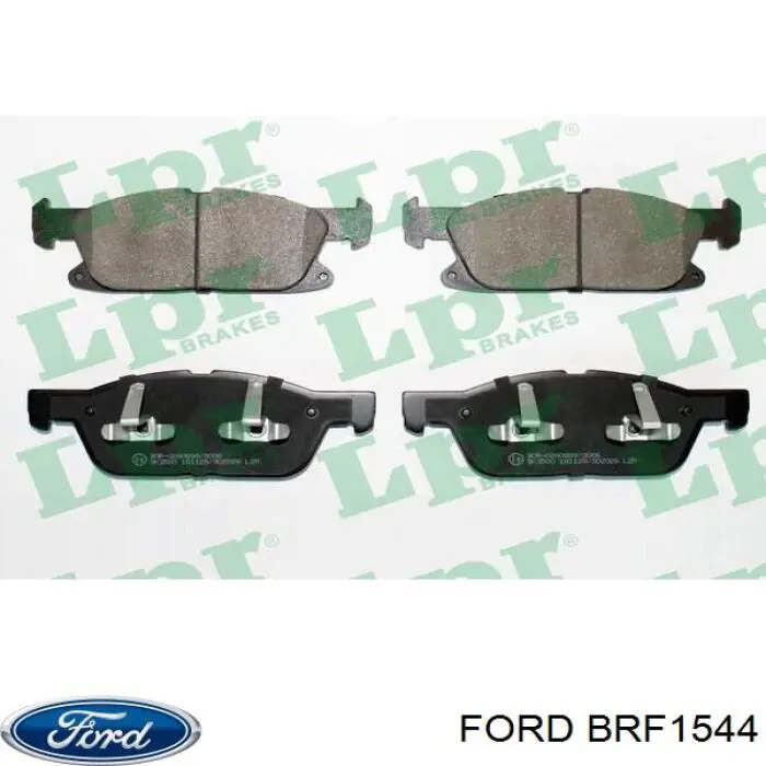 BRF1544 Ford pastillas de freno delanteras