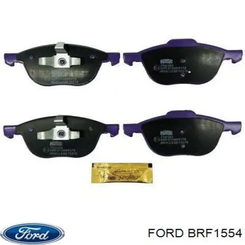 BRF1554 Ford pastillas de freno delanteras