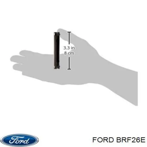 Pastillas de freno traseras BRF26E Ford