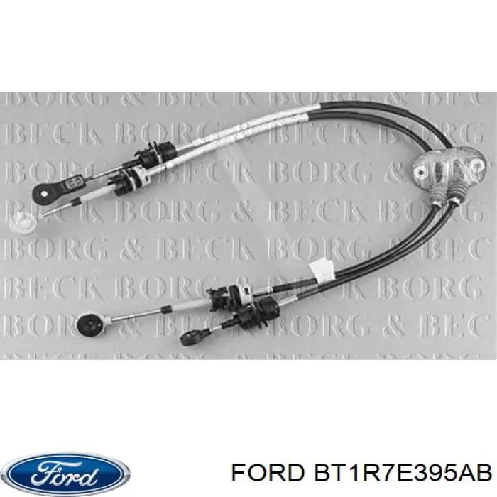BT1R7E395AB Ford cables de caja de cambios
